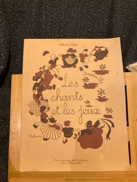 Simone Plé Les Chants et les Jeux partition piano éditions Lemoine