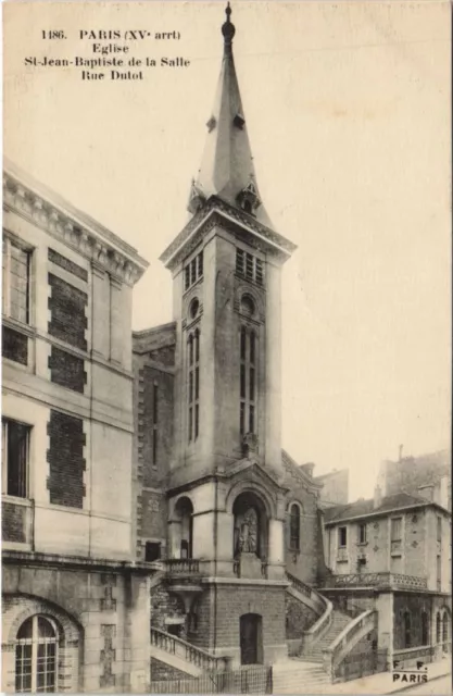 CPA PARIS 15th Church of St-Baptiste de la Salle Rue Dutot (998711)