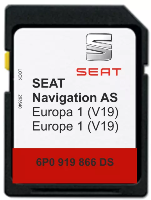 Map Navigation Karte Seat Mib2 As 6Po 2024/2025 V19 Europa Blitzer Neueste