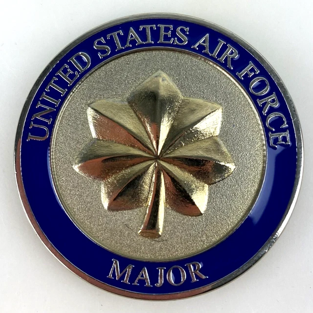 AIR FORCE MAJOR TOKEN CHALLENGE COIN COWBOY UP SASI NHS JROTC CA20067