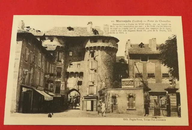 CPA 48 - LOZERE - MARVEJOLS - Porte de Chanelles