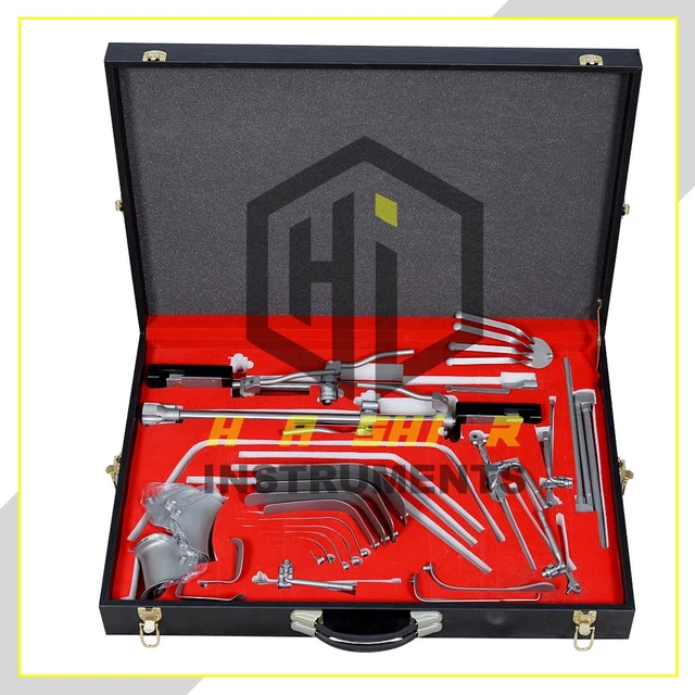 Thompson Retractor Complete Set General Surgery instrument Set Stainless Steel