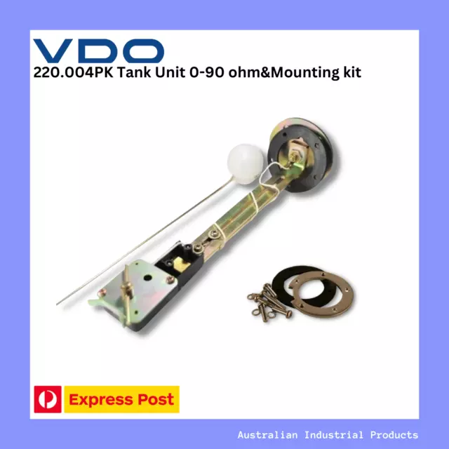 VDO 220.004 Fuel Tank Sender Unit 0-90 OHM Adj. 150-535mm & mounting kit