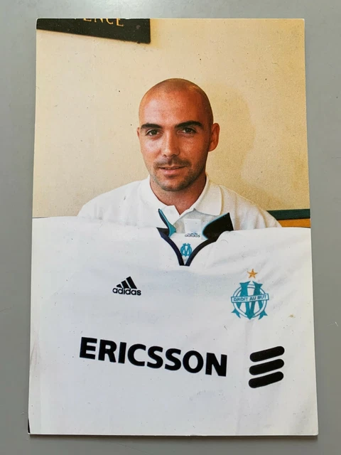 Carte Postale Vintage OM Olympique De Marseille 2001-2002 - Jean-Charles Trouabal