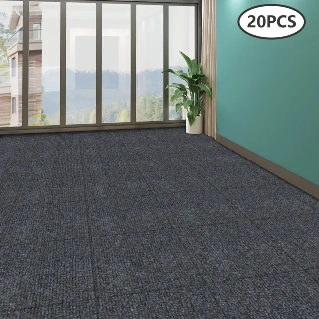 20x Alfombra cuadrada, alfombra de piso, tipo de adsorción alfombra autoadhesiva