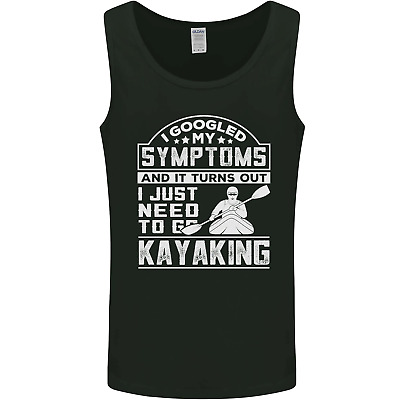 Symptoms Just Need to Go Kayaking Funny Mens Vest Tank Top