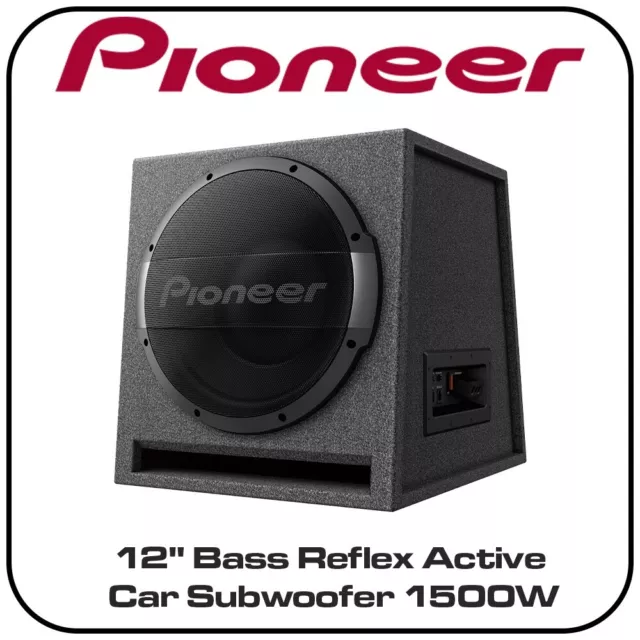 Pioneer TS-WX1210AH - 12" Bass Reflex Active Car Subwoofer 1500W