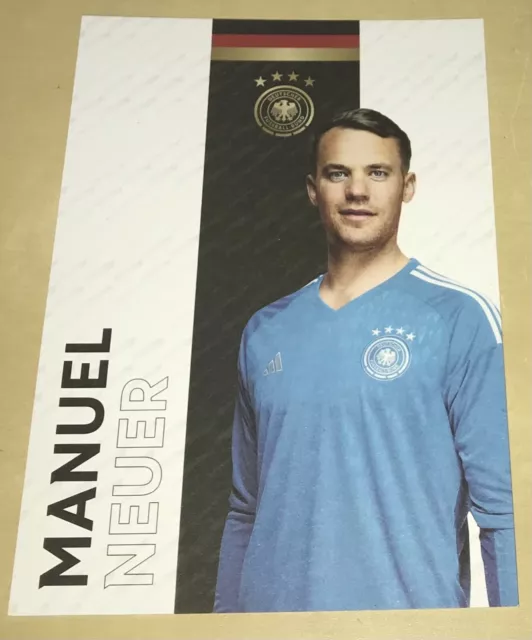 Manuel Neuer Autogrammkarte Autogramm Karte DFB Deutschland Bayern Unsigniert #7