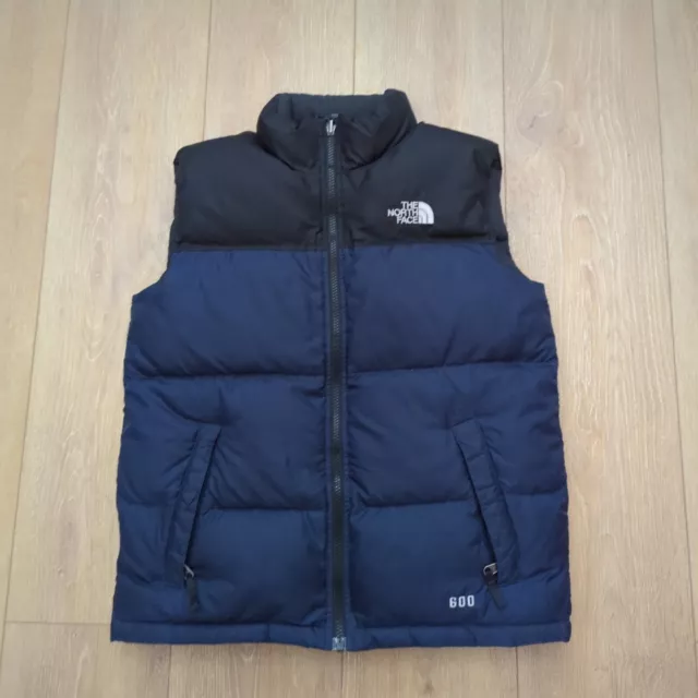 Gilet blu THE NORTH FACE 600 da uomo nuda taglia S taglia S con piumino oca