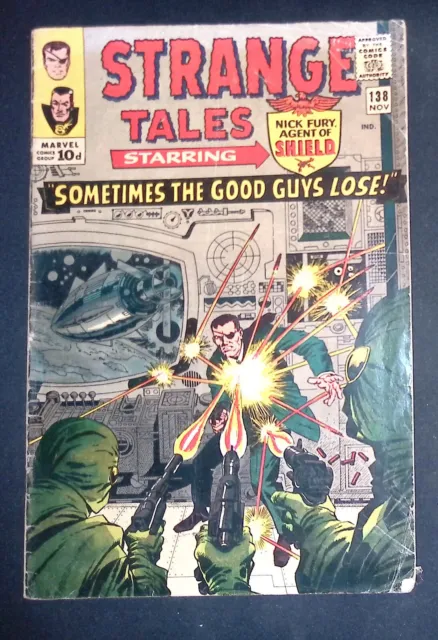 Strange Tales #138 Silver Age Marvel Comics 1st appearance of Eternity VG