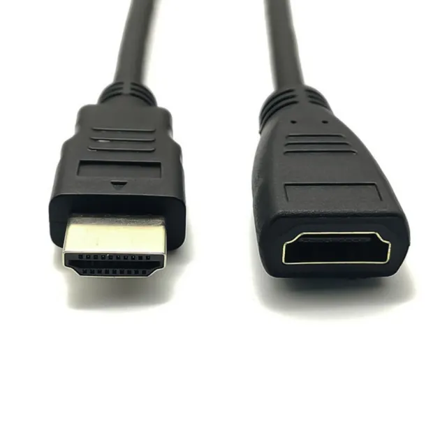 HDTV Male to Female Cable HDMI Extension Cable Video Cable Wire HDMI Splitter