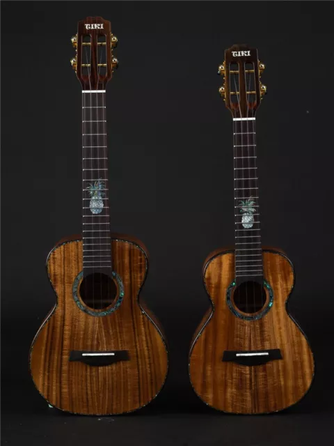 Full Solid Ukelele All solid koa wood 24 / 26 Inches Concert / Tenor Acoustic Full Solid Ukelele All solid koa wood 24 / 26 Inches Concert / Tenor Acoustic
