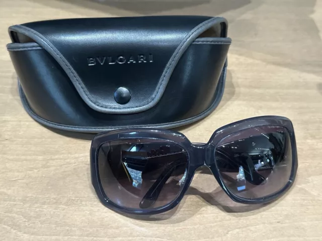 Bvlgari 8024 731-11 Sunglasses Grey Black Silver