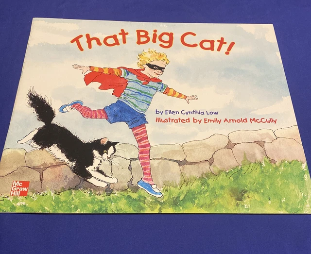 Big Book Teacher Oversized Easel Reading THAT BIG CAT Ellen Cynthia Low
