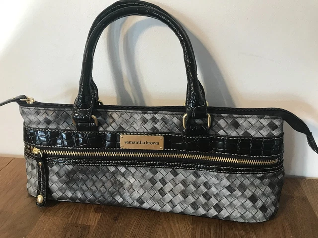NWOT SAMANTHA BROWN Black Concealed Carry Bag Handbag NEW