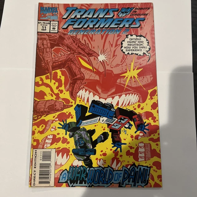 Transformers Generation 2 #11 (Sept 1994, Marvel Comics) Late Run Low Print