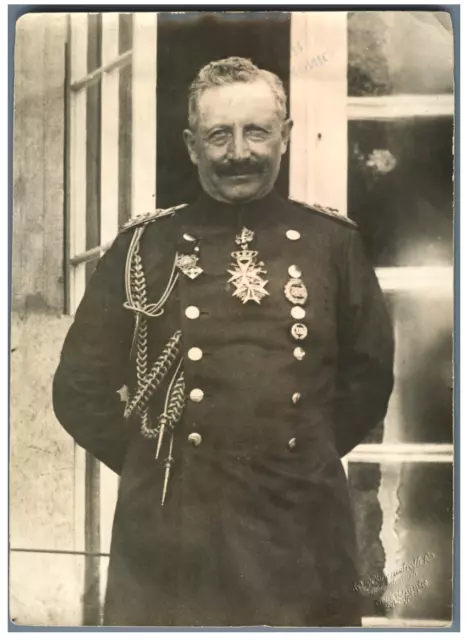 Germany, Last portrait of the Kaiser Wilhelm II  Vintage silver print,Frédéric