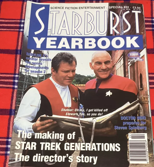 MAGAZINE - Starburst Yearbook Special #22 1994/95 Captain Kirk Picard Cover