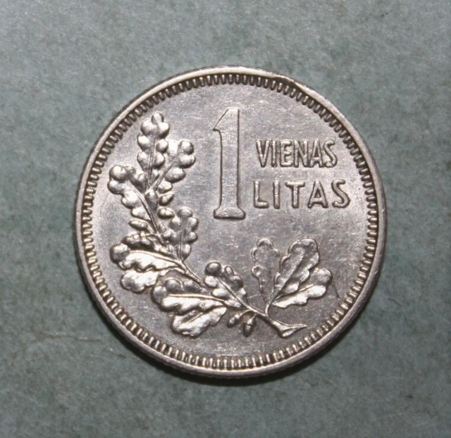 A11 - Lithuania 1 Litas 1925 Uncirculated Silver Coin - Scarcer *** Nice