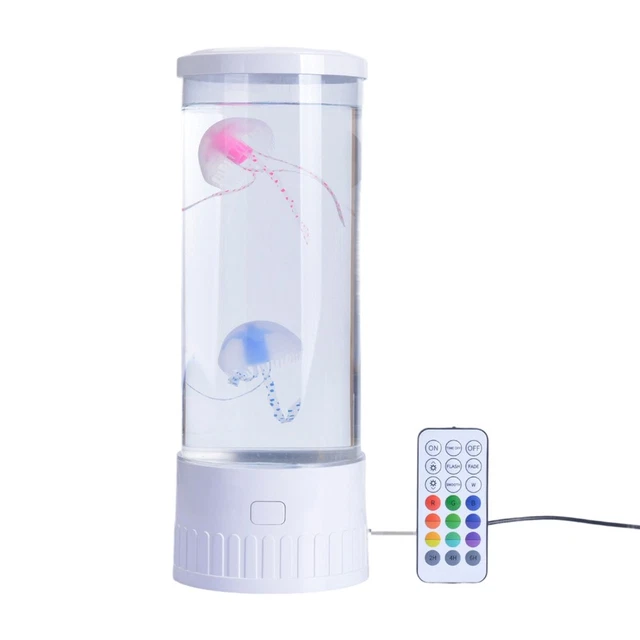 JELLYFISH LAMP AQUARIUM Ocean Night Lights 7Colors LED Jellyfish ...
