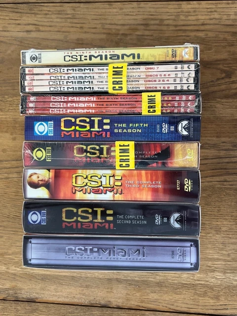 CSI MIAMI: COMPLETE TV Series Seasons 1-10 (DVD 65-Disc Box Set