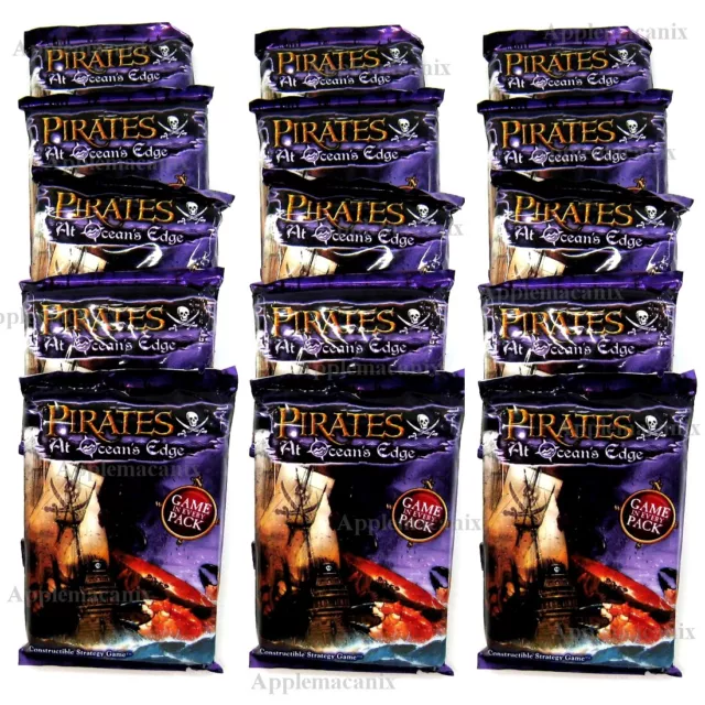 15 Wizkids Pirates at Ocean's Edge Booster Game Packs Pocketmodel CSG NEW