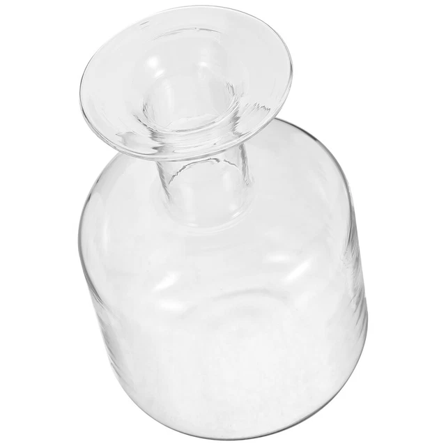 Botella de flores de vidrio arreglo floral hidropónico botella maceta de vidrio transparente maceta