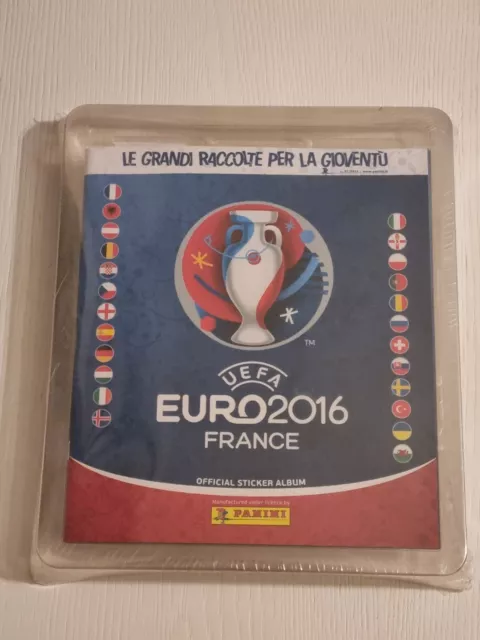 ITA PANINI UEFA EURO 2016 Empty Album + Complete Set - Mint Factory Sealed