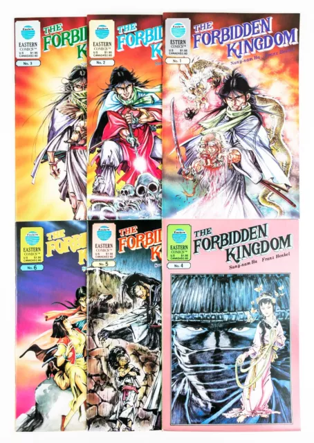 The Forbidden Kingdom #1 - 6 (1987 Eastern Comics) by Sung-Nam Ha! VF/NM