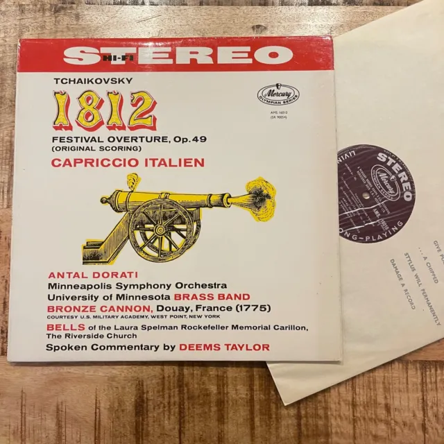 AMS 16010 Tchaikovsky Antal Dorati – 1812 Festival Overture  49 LP 1st UK 1960