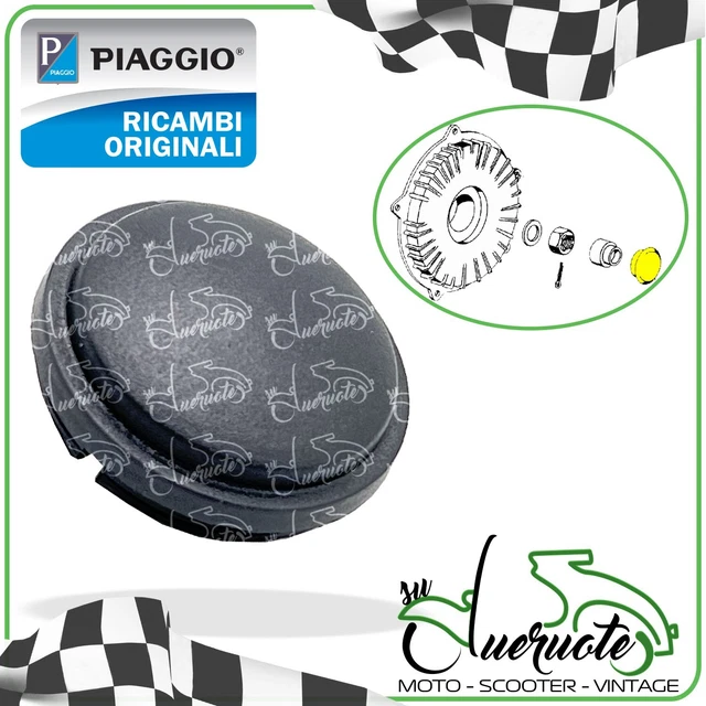 Tappo Mozzo Ruota 39 Mm Per Vespa PX, T5, Cosa - Tamburo Disco - Ricambio Italiano