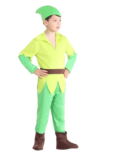 Vestito Carnevale Peter Pan Economico Costume Carnevale Peter Pan Bambino Recita