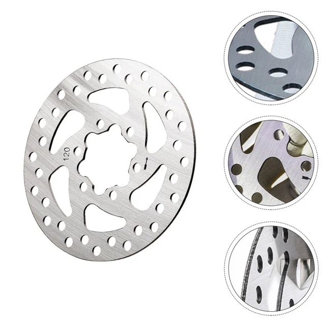 Brake Disc Rotors Bulloni Rotore Freno A Disco Bici - Nero, Per Mountain Bike, Strada, BMX, E-Bike Cerchio Zip