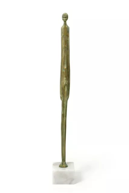 Ombra della sera 30 cm, scultura in bronzo, riproduzione Etrusca. Made in Italy