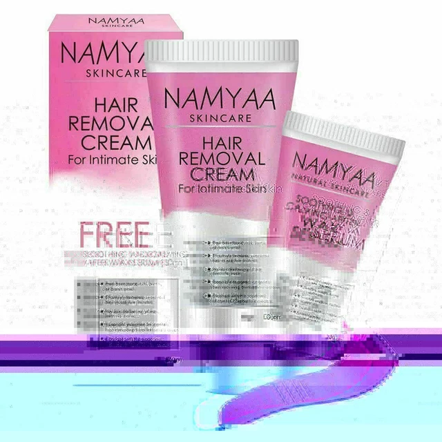 Namyaa Épilation Crème pour Intime Peau Avec Après Cire Apaisant Serum 60gm
