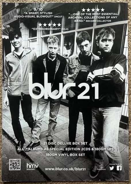 BLUR - 2012 Full page UK magazine ad