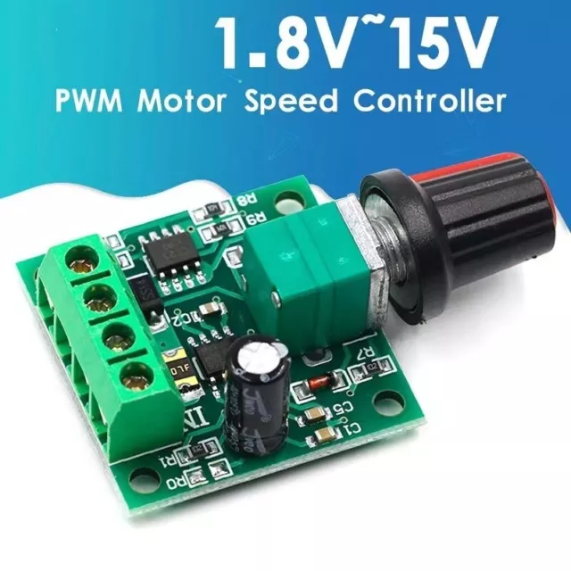 DC Motor 18V 3V 5V 6V 12V Potentiometer Schalter Kit PWM Geschwindigkeitsregler