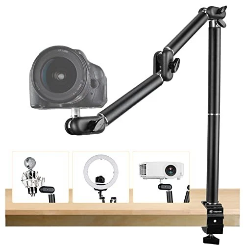 Desk Camera Mount Stand Heavy Duty Articulated Camera Arm Articulating Table ...