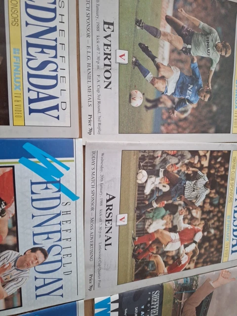 Sheffield Wednesday Programmes 6 00 Picclick Uk
