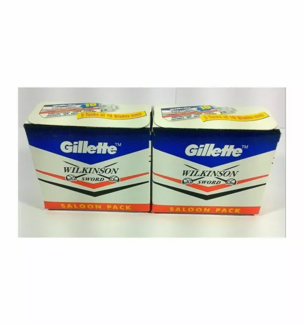 200 X GILLETTE WILKINSON SWORD RAZOR BLADES Cuchilla de afeitar de...