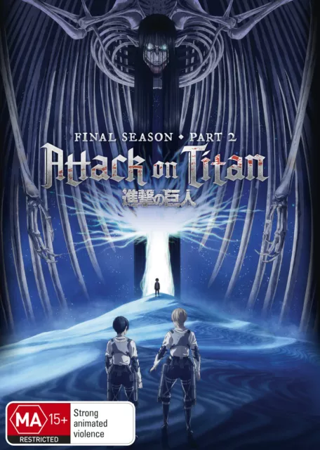 ENGLISH DUBBED Attack On Titan The Final Season 4 Part1 (Vol.1-16 End) DVD  NTSC