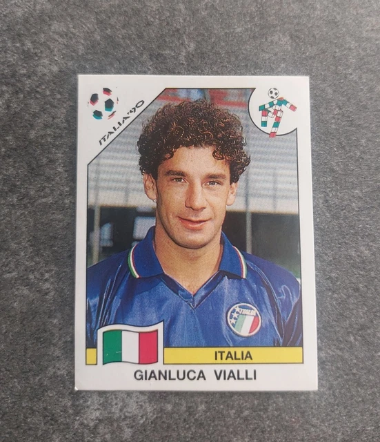 Figurine Panini Italia 90 – Gianluca Vialli N°54 – Autocollant Neuf – Collection