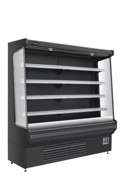 Fricool 77" Vertical Open Air Cooler Display Case Refrigerator NEW