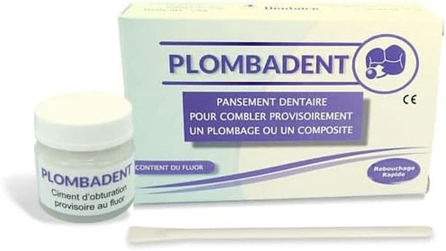 PLOMABDENT-PANSEMENT DENTAIRE POUR Boucher Une Carie, Obturation D'Un