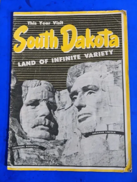 This Year Visit South Dakota Land Of Infinite Variety Booklet