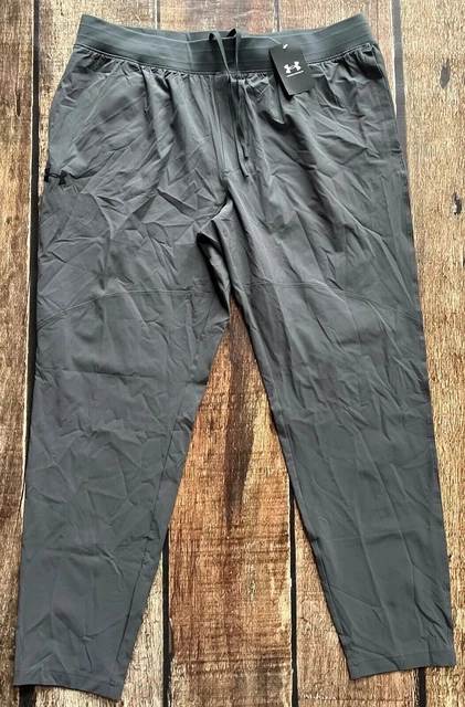Under Armour Stretch Woven Pants Gray Mens Size Xxl New With Tags