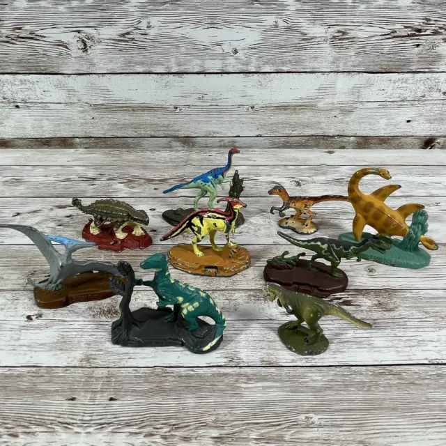 Lot 9 Jurassic Park Metal Die Cast Dinosaurs 1993 Miniature Figures UCS & AMBLIN