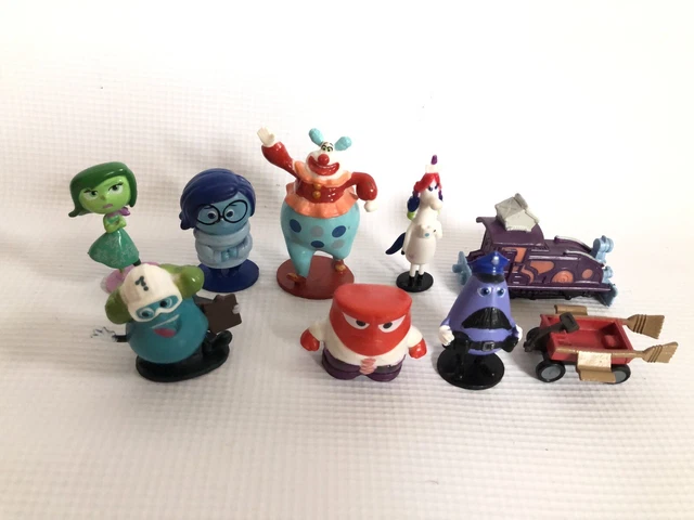 Inside Out Small DISNEY INSIDE OUT Small Figures Lot Of 9 Cake Toppers Pixar £12.00 ...