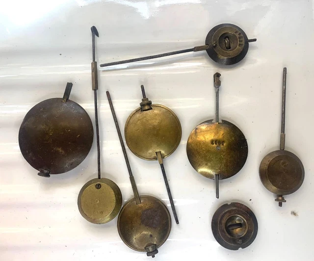 vintage Clock Pendulums For mantel Clock - job lot - Mantle Clock Pendulum vintage Clock Pendulums For mantel Clock - job lot - Mantle Clock Pendulum