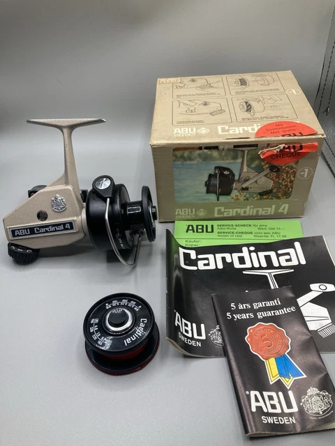 cardnail 4 fishing reel Vintage Zebco Cardinal Spinning - Made in Sweden Sold at Auction: vintage Zebco